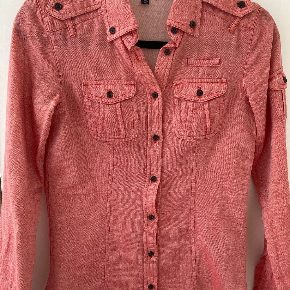 Cotton gauze shirt
